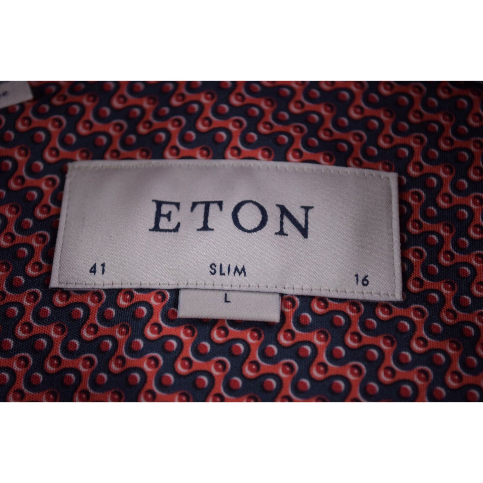 Eton Eton New with tags Shirt Size L US In Red Size US L / EU 52-54 / 3 - 2 Thumbnail