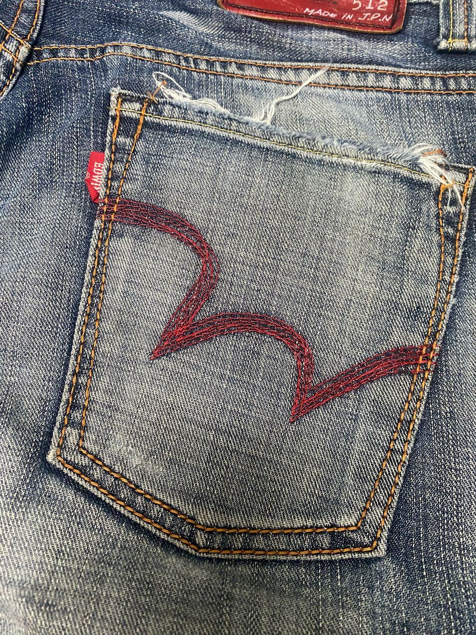 Edwin 💥BEST OFFER💥VINTAGE EDWIN EDGE BLUE DENIM Size US 34 / EU 50 - 7 Thumbnail