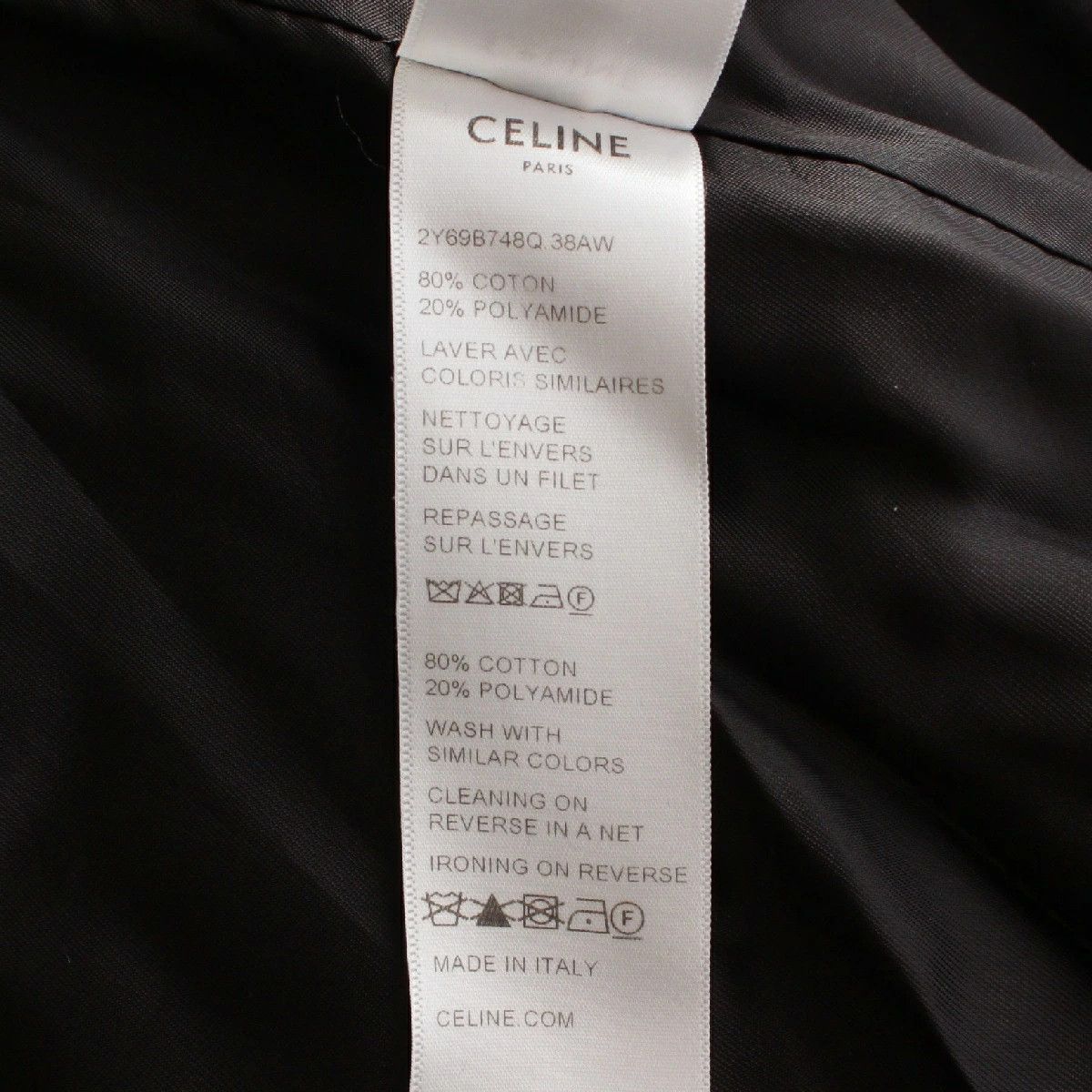 Celine Celine Velour Triomphe Teddy Velvet Jacket Jersey Size US M / EU 48-50 / 2 - 7 Thumbnail