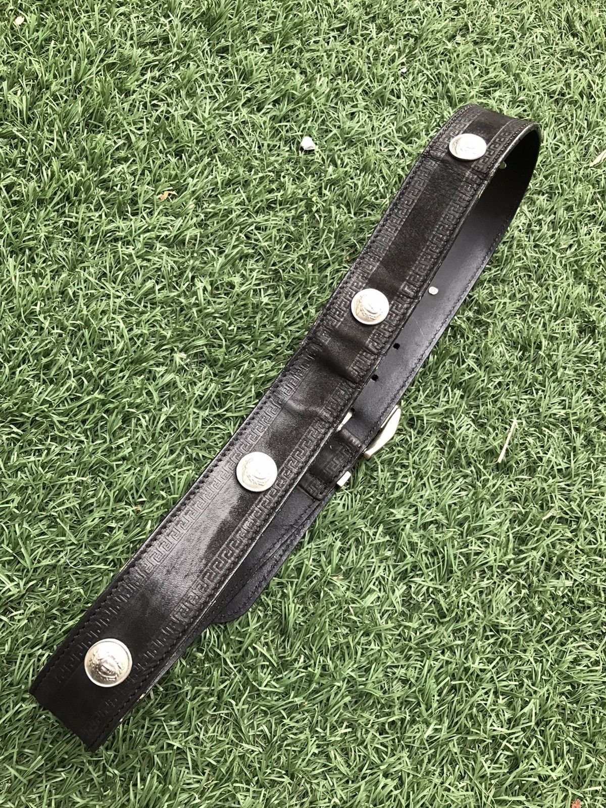 Versace Gianni Versace Medusa Vintage Belt Size 32 - 8 Thumbnail