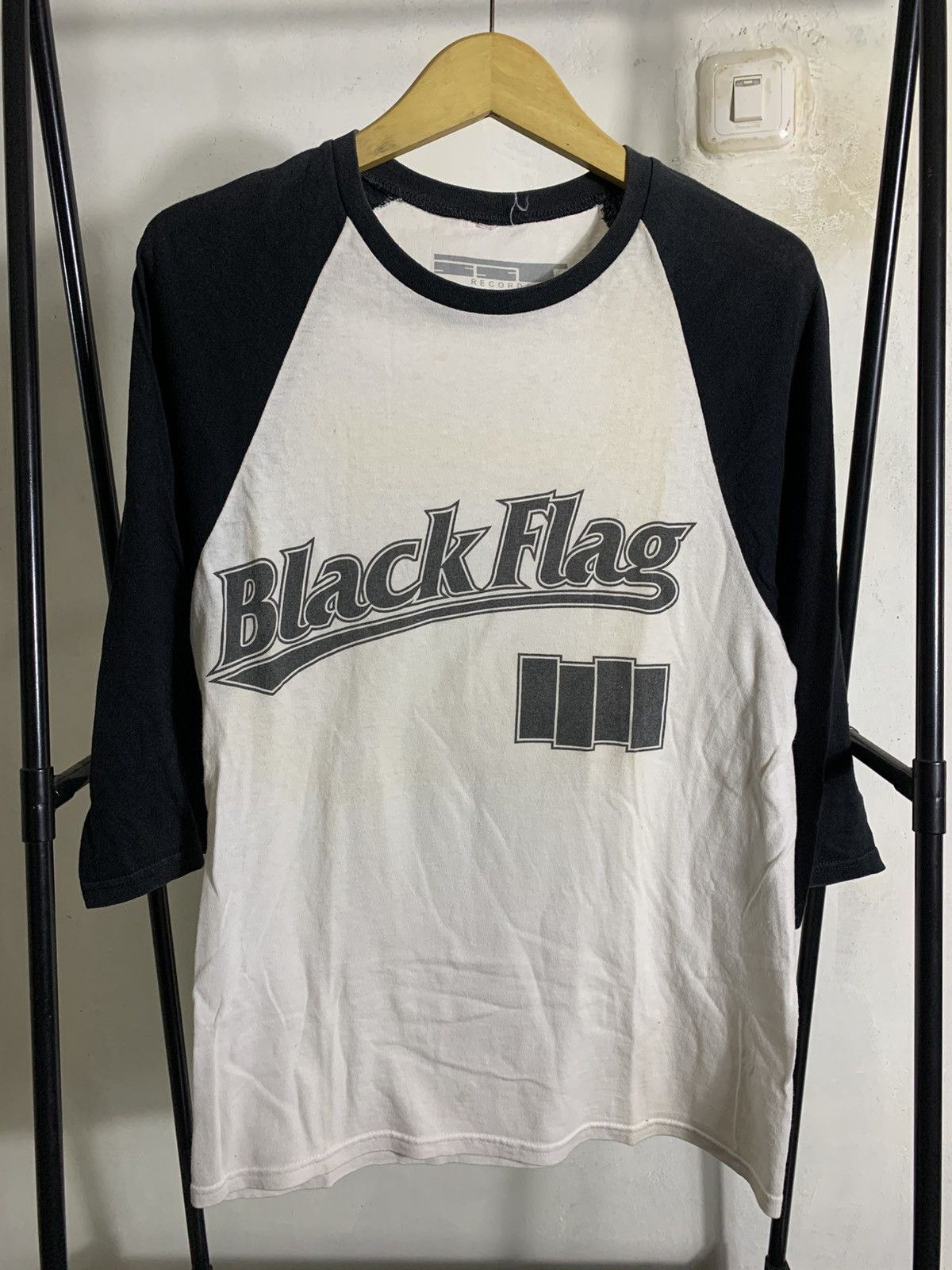 Vintage Vintage Black Flag Raglan Size US M / EU 48-50 / 2 - 2 Thumbnail