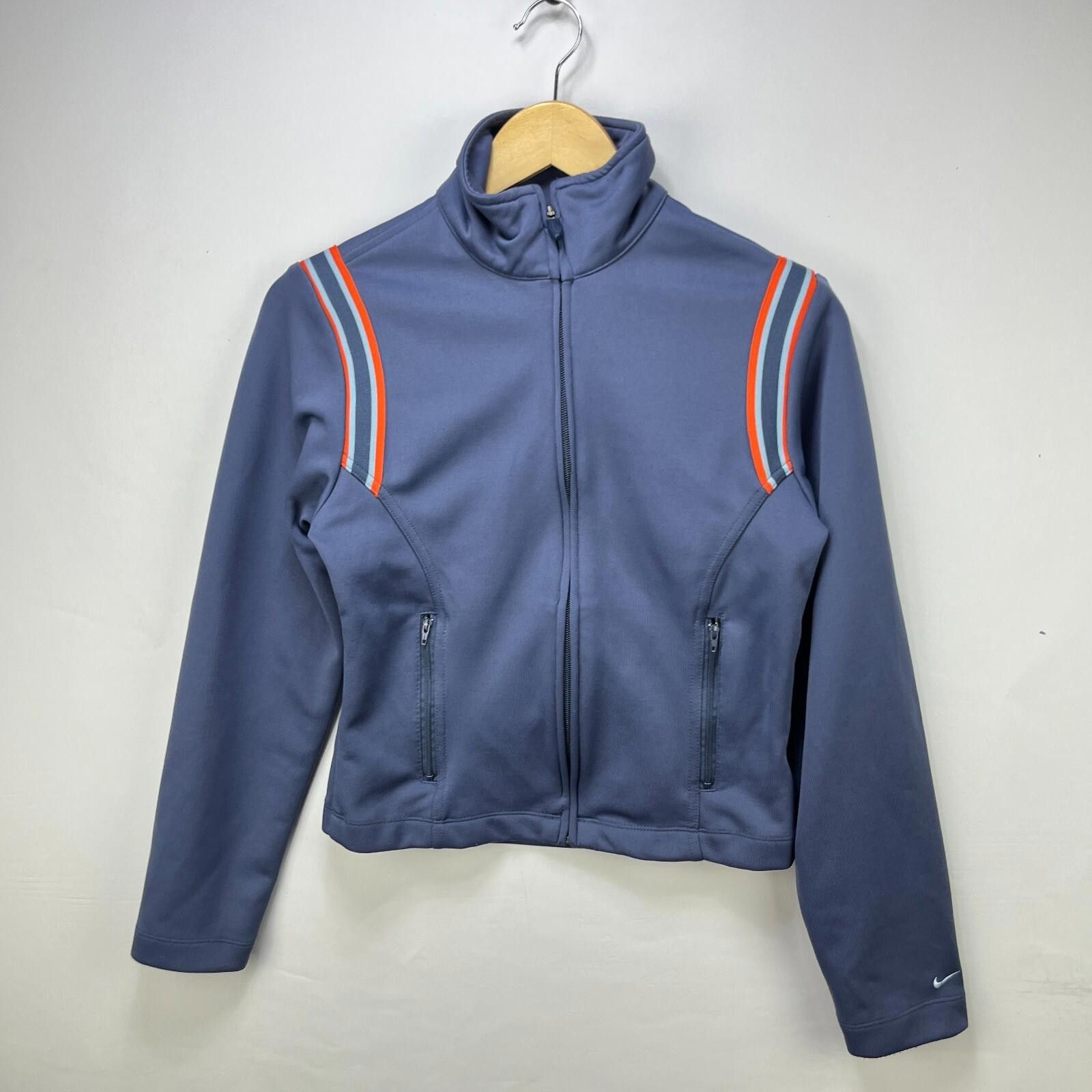 Nike Vintage Nike Y2K Swoosh Women's Track Jacket Small Size S / US 4 / IT 40 - 1 Thumbnail