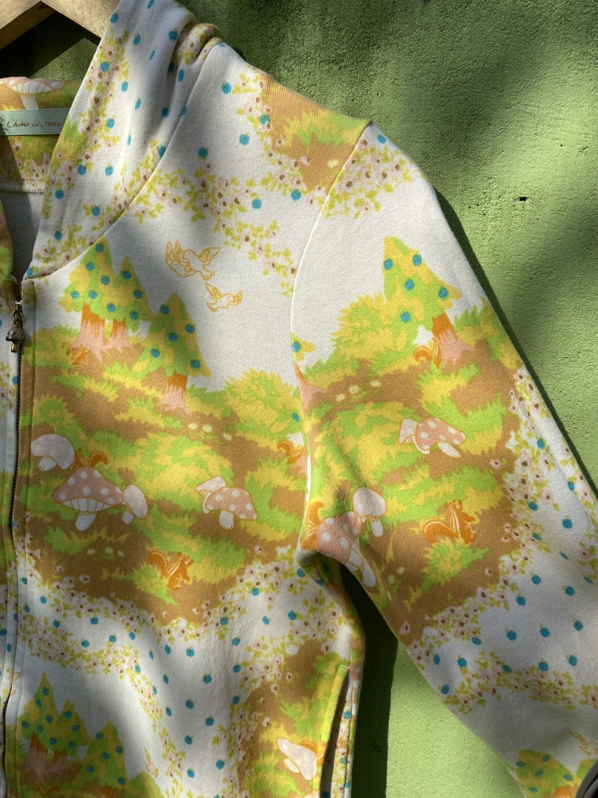 Japanese Brand Cherir La Femme Japanese Fairy Zip Hoodie Forest Mushroom Size M / US 6-8 / IT 42-44 - 4 Thumbnail