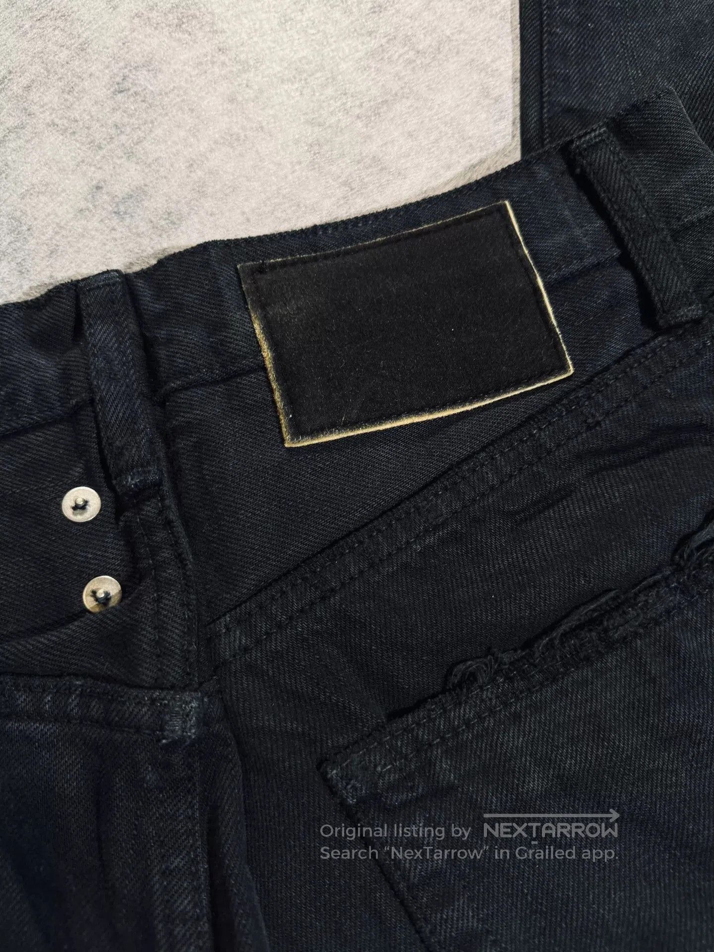 Visvim visvim journeyman black tacked crash jeans. Size US 26 / EU 42 - 7 Thumbnail
