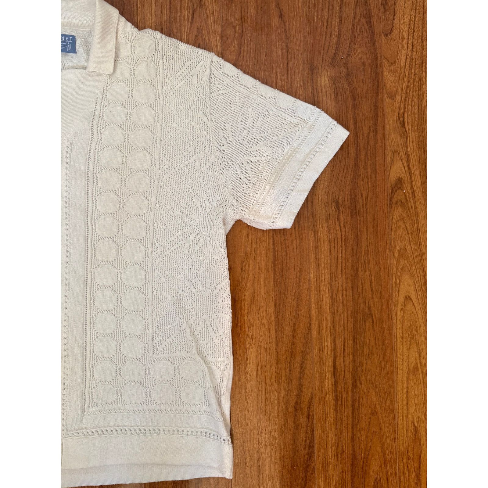 Free Planet free planet button up white with nice pattern size M Size US M / EU 48-50 / 2 - 2 Thumbnail