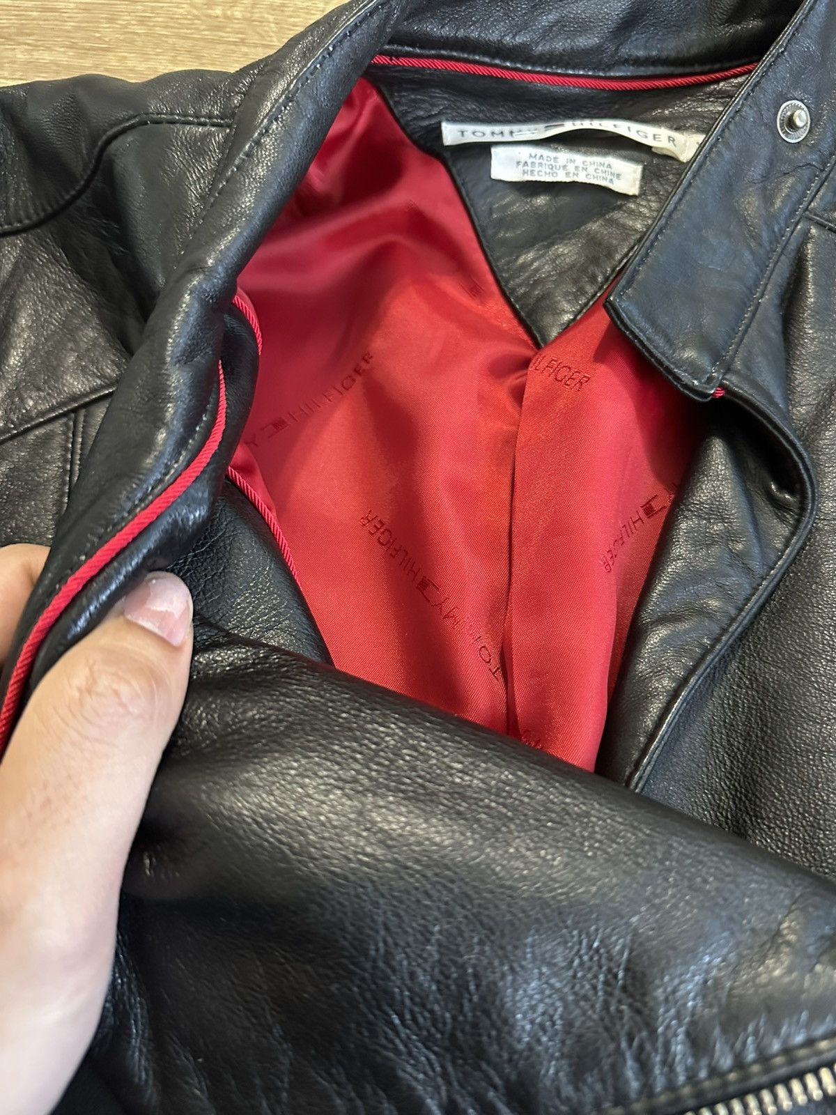 Tommy Hilfiger vtg tommy hifilger biker jacket Size XL / US 12-14 / IT 48-50 - 4 Thumbnail