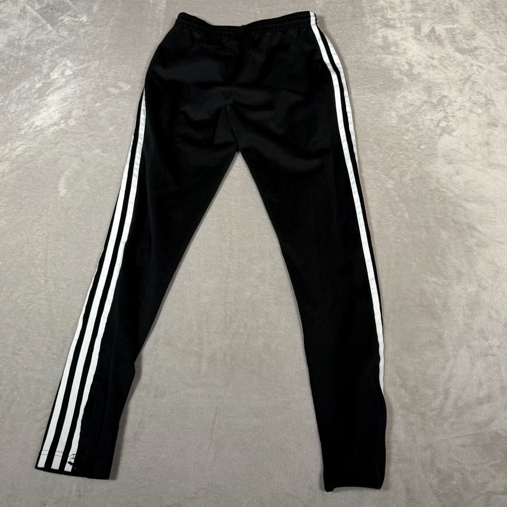 Adidas Adidas Womens Extra Small Black Track Pants Striped Ankle Zip Size 26" / US 2 / IT 38 - 5 Thumbnail