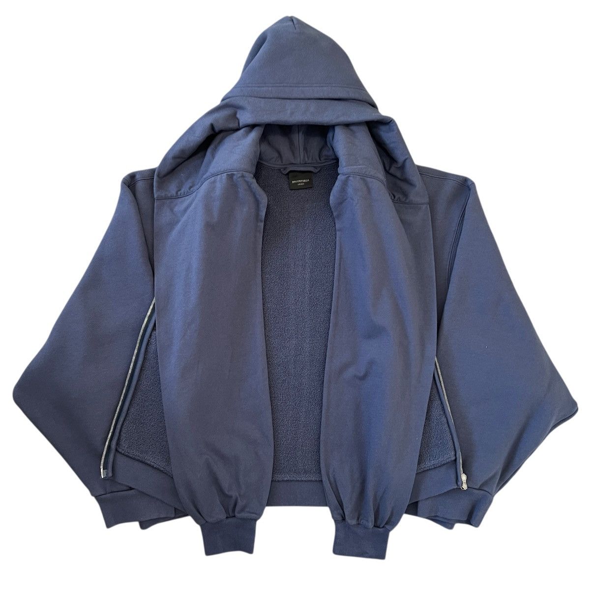 Balenciaga BALENCIAGA 2024 Fall Incognito Zip-Up Sweat Parka Hoodie Size US XS / EU 42 / 0 - 1 Thumbnail