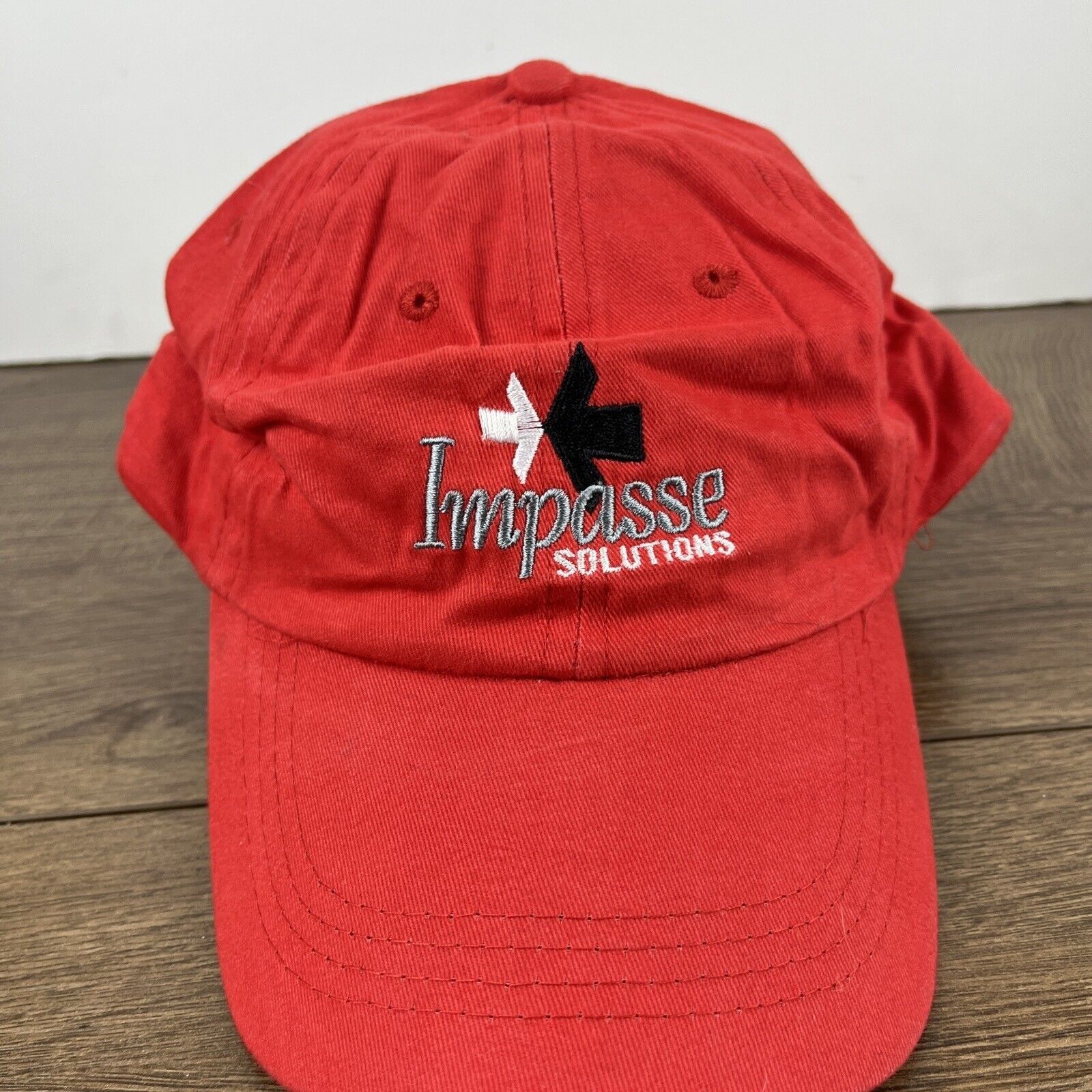 Other Impasse Solutions Hat Red Hat Adjustable Adult Size Hat Red Size ONE SIZE - 5 Thumbnail