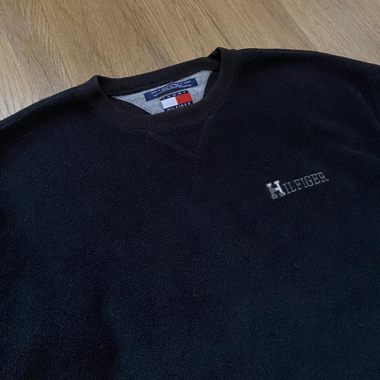 Tommy Hilfiger Tommy Hilfiger black fleece jumper fashion Vintage Size US M / EU 48-50 / 2 - 1 Thumbnail