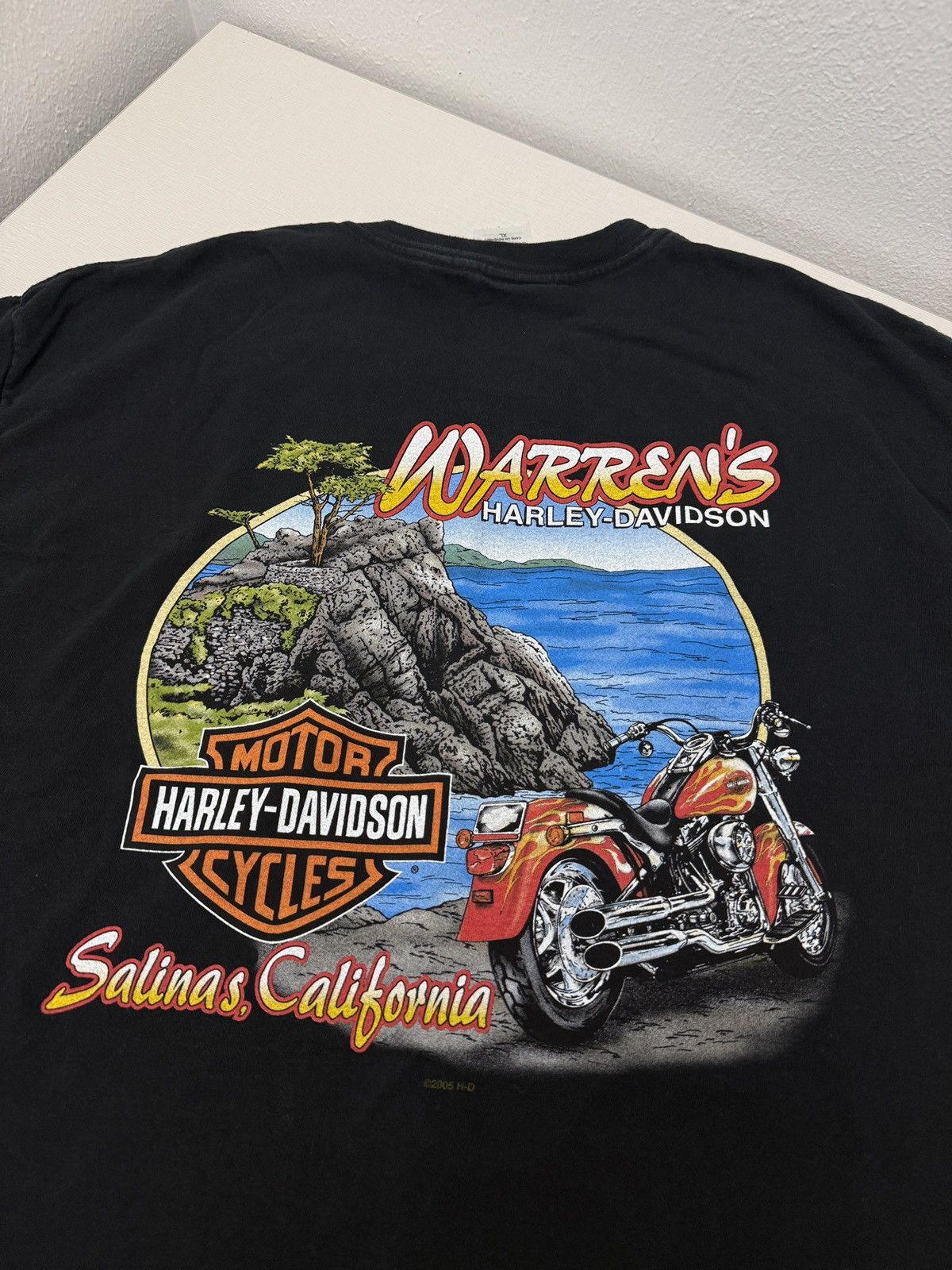 Harley Davidson Vintage Y2K Warrens Harley Davidson Salinas CA 2005 XL USA Size US XL / EU 56 / 4 - 8 Thumbnail