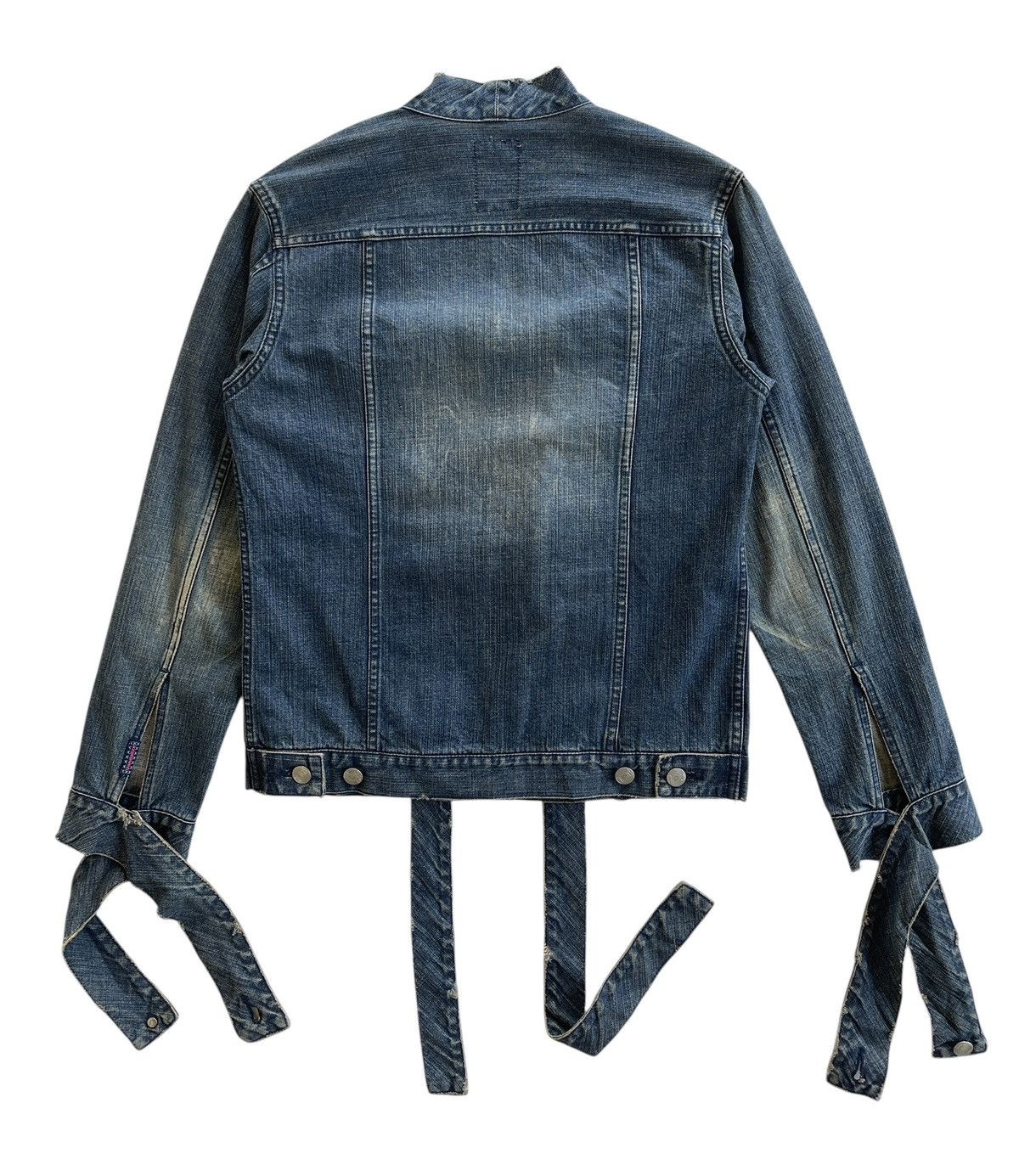 Vandalize Vandalize Distressed Bondage Denim Jacket Size M / US 6-8 / IT 42-44 - 9 Thumbnail