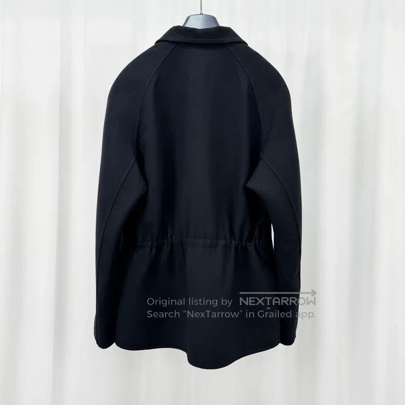 Hermes Hermes Black Wool Tailored Zipper Jacket Size XS / US 0-2 / IT 36-38 - 2 Thumbnail