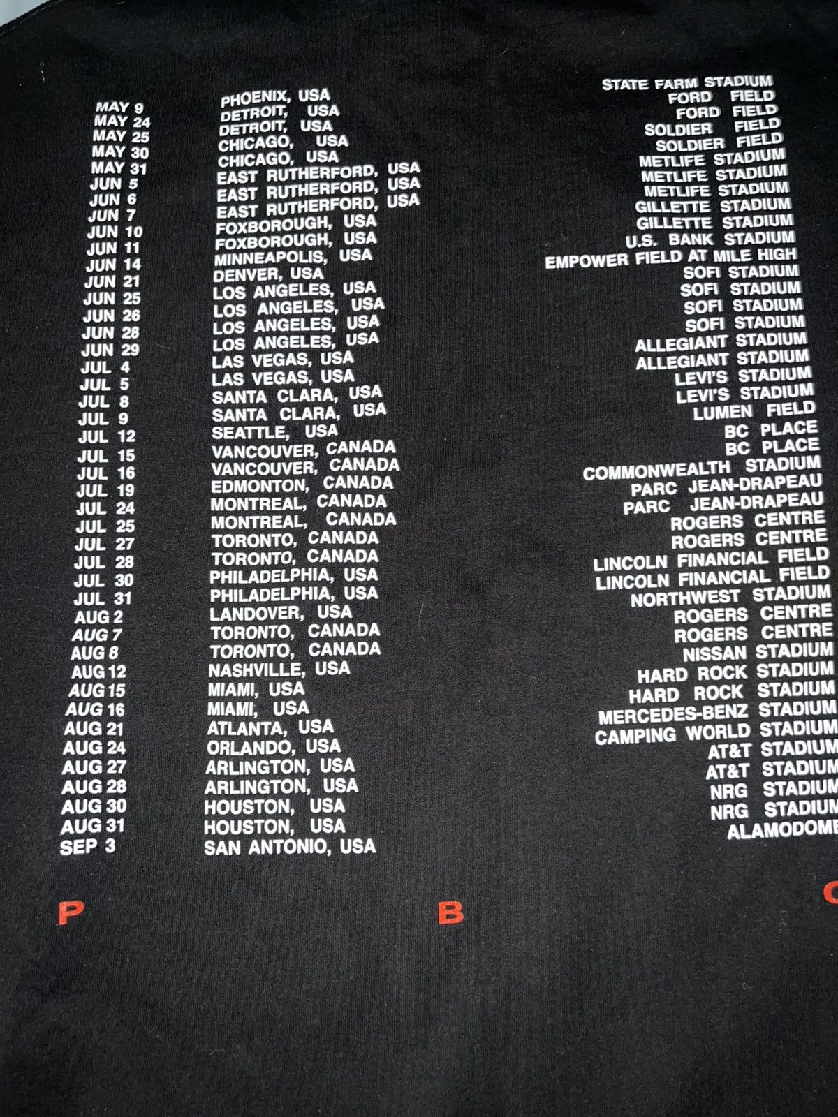 Playboi Carti Playboi carti after hours till dawn tour merch Size US XL / EU 56 / 4 - 4 Thumbnail