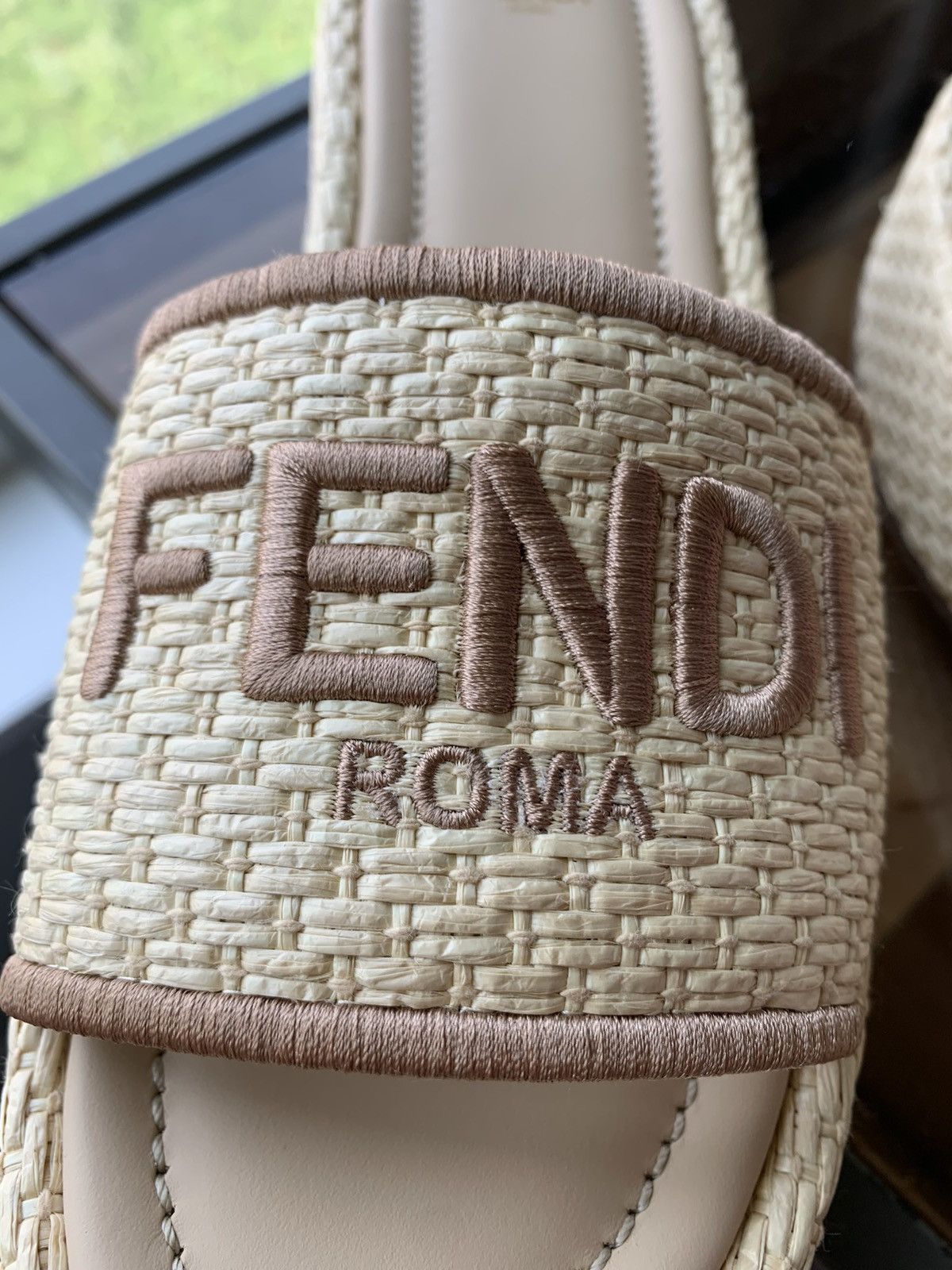Fendi Fendi Sunshine Platform Wedge Sandal Size US 7.5 / IT 37.5 - 4 Thumbnail
