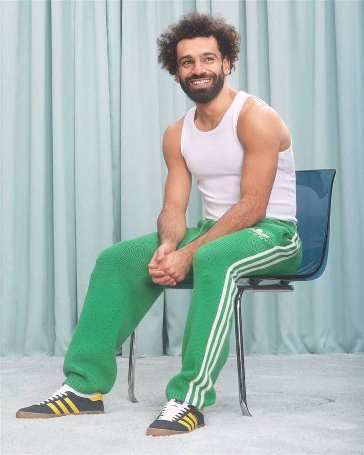 Gucci Adidas x Gucci Green Wool Knit Striped Pants Size US 36 / EU 52 - 3 Thumbnail