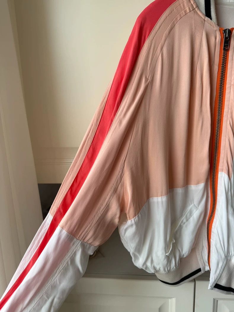 Haider Ackermann Haider Ackermann Silk pink white sports jacket Size M / US 6-8 / IT 42-44 - 7 Thumbnail