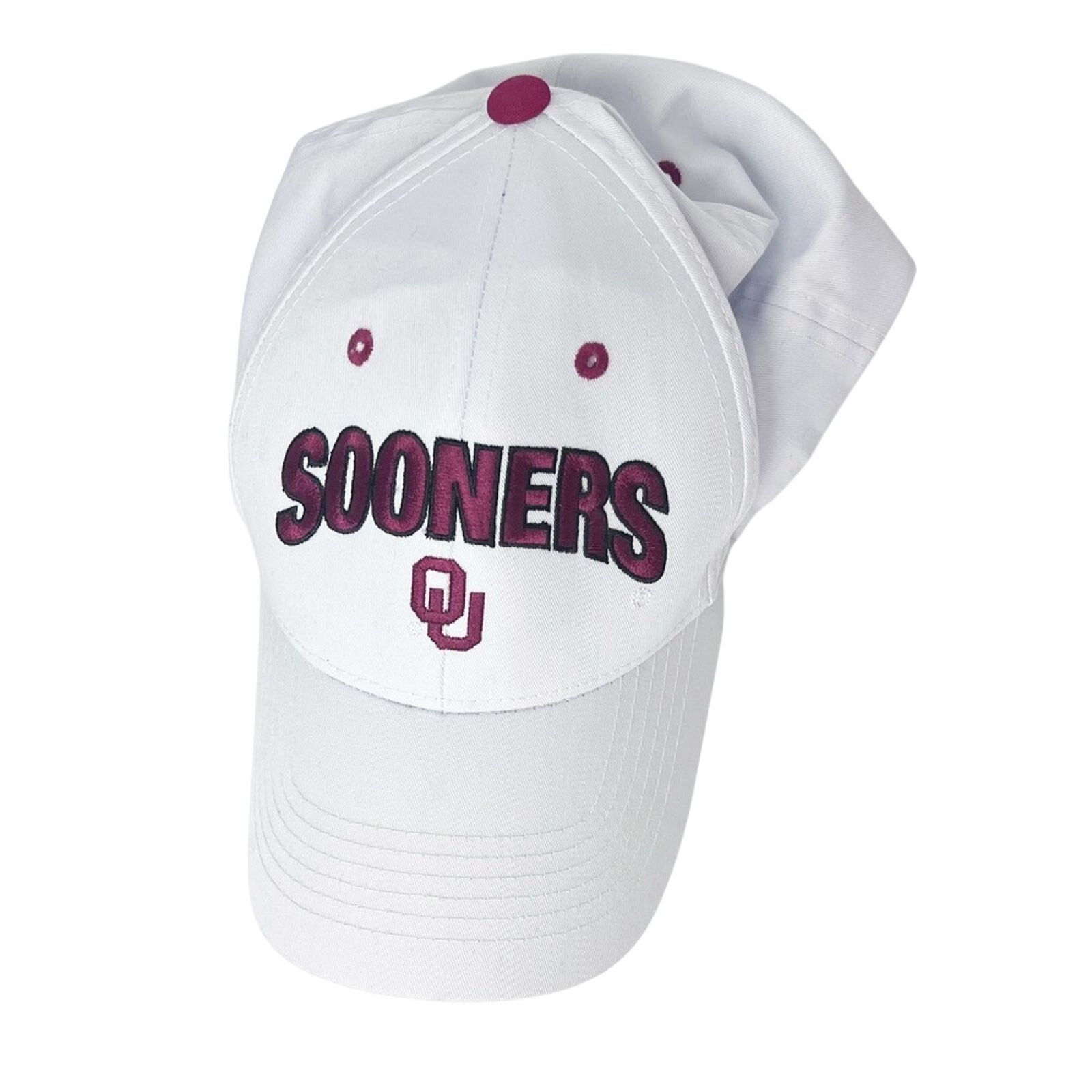 Other Sooners Oklahoma University White Baseball Cap Unisex OS Size ONE SIZE - 1 Thumbnail