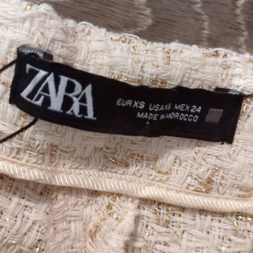 Zara Zara Checkered Shorts Side Zipper Size XS Size 25" / US 0 / IT 36 - 5 Thumbnail