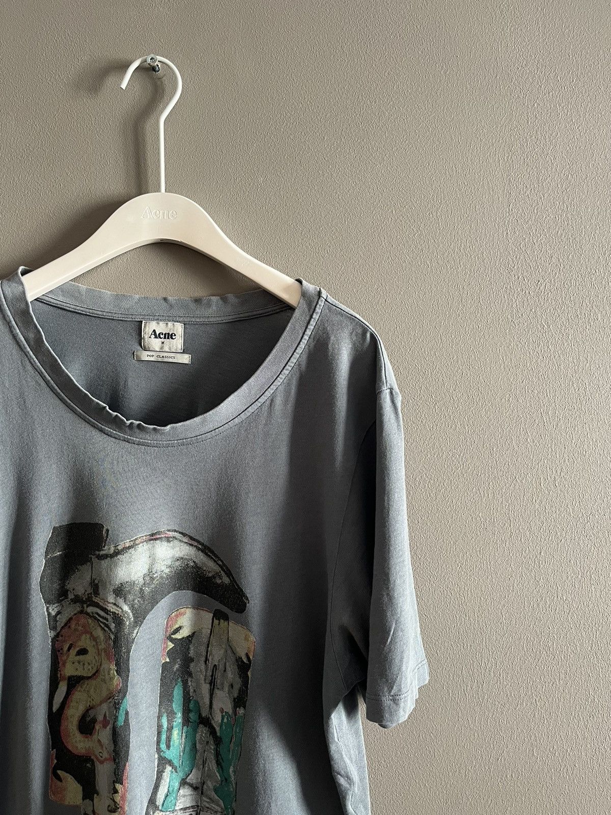 Acne Studios Acne “Less P” Western Boots Print Tee Size US M / EU 48-50 / 2 - 2 Thumbnail
