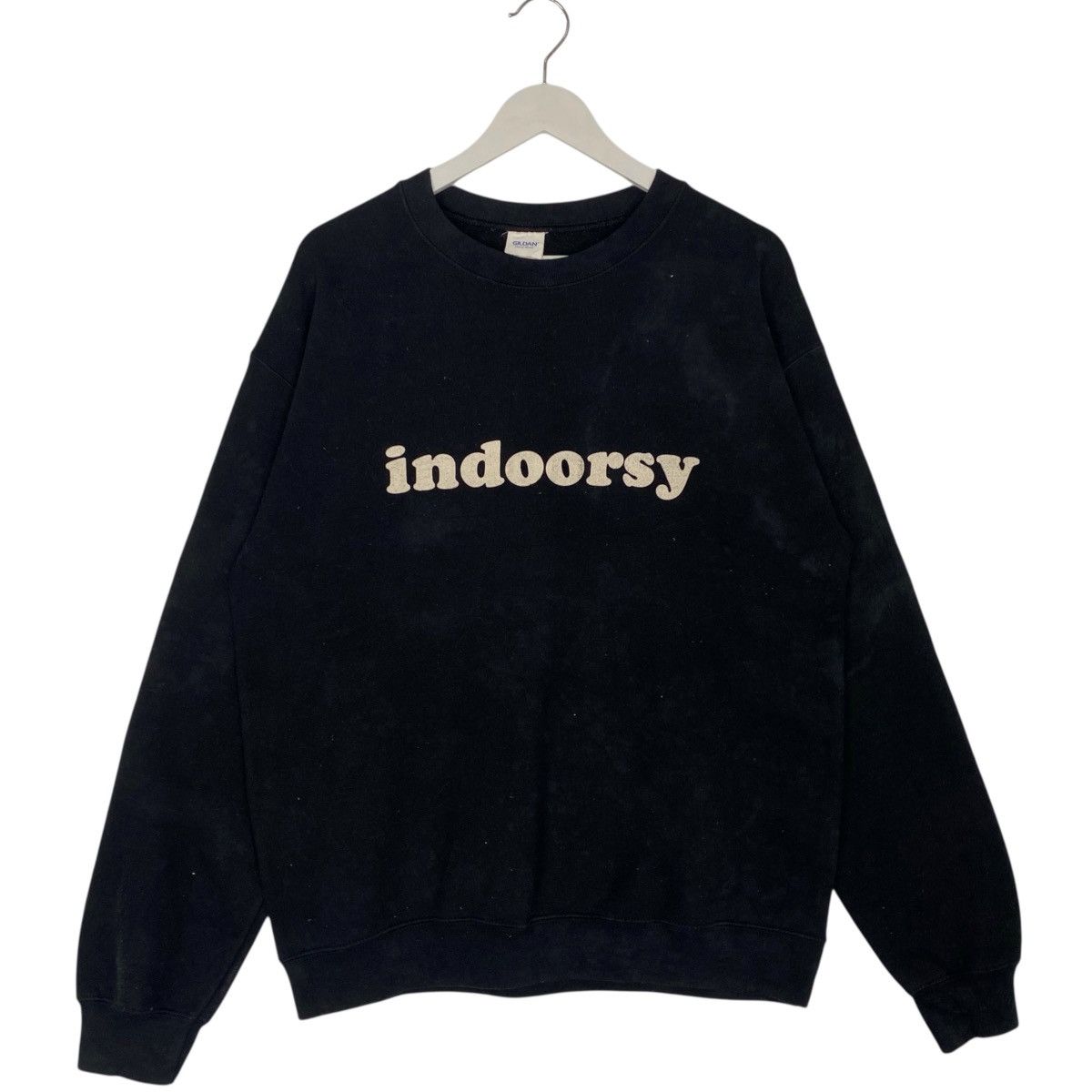 Vintage Vintage Indoorsy Gildan Big Logo Crewneck Sweatshirt Black Size US M / EU 48-50 / 2 - 1 Thumbnail