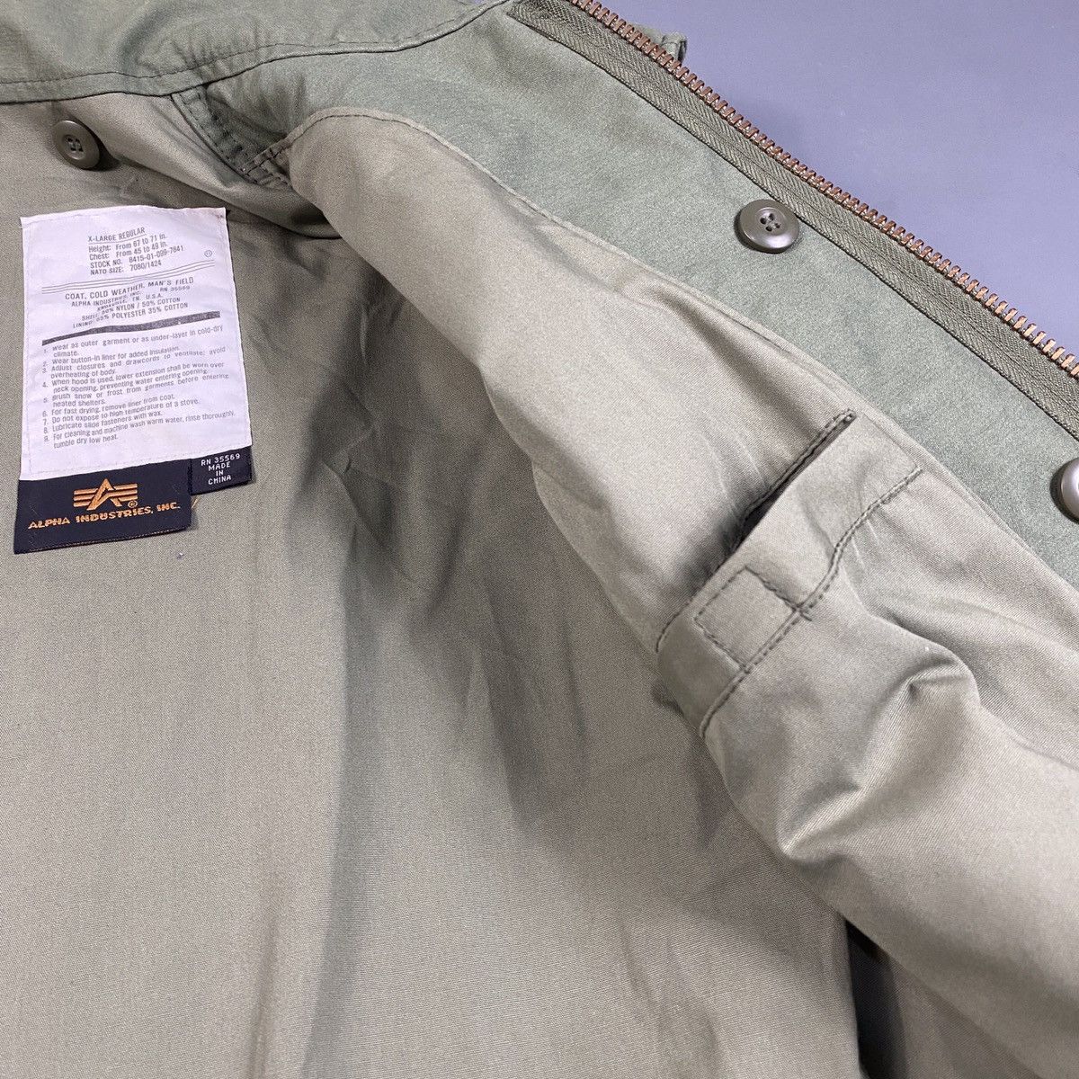 Alpha Industries Alpha Industries M65 Oversized Military Field Jacket Size US XL / EU 56 / 4 - 9 Thumbnail