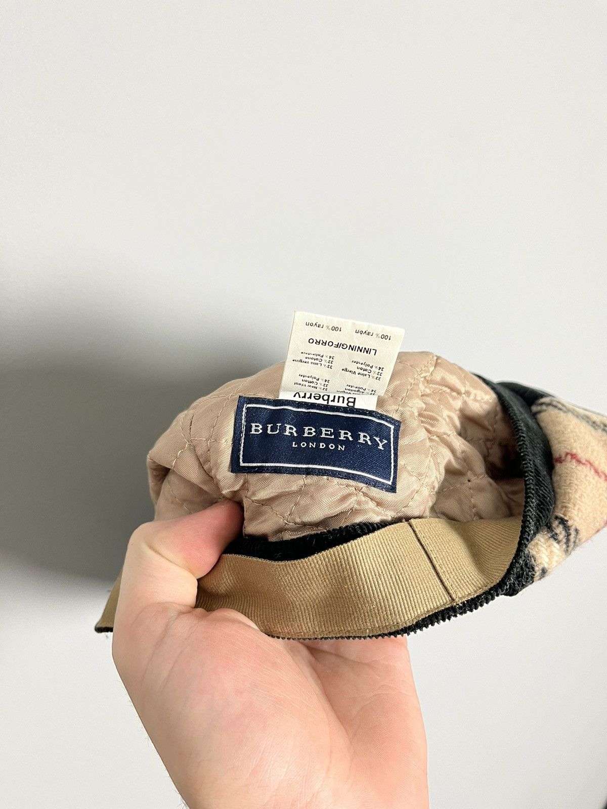 Burberry Vintage burberry hat y2k Size ONE SIZE - 6 Thumbnail