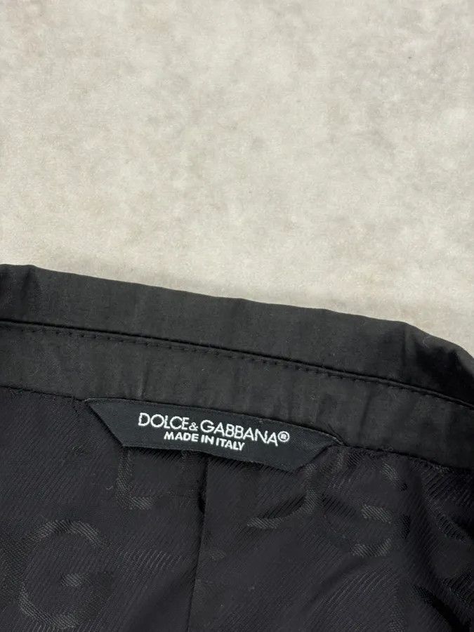 Dolce & Gabbana 2000s Dolce & Gabbana Classy Black Blazer Jacket Size 42R - 5 Thumbnail