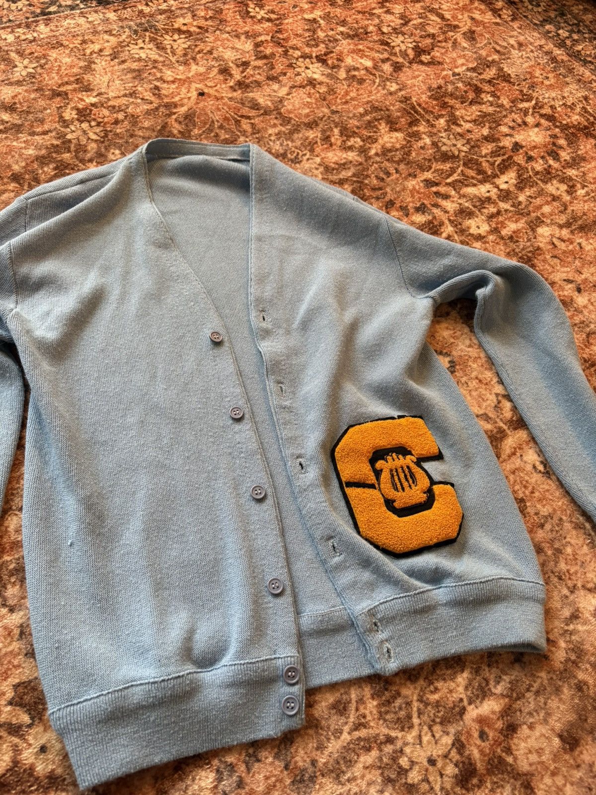 Vintage 60s Varsity Cardigan Size US S / EU 44-46 / 1 - 3 Thumbnail