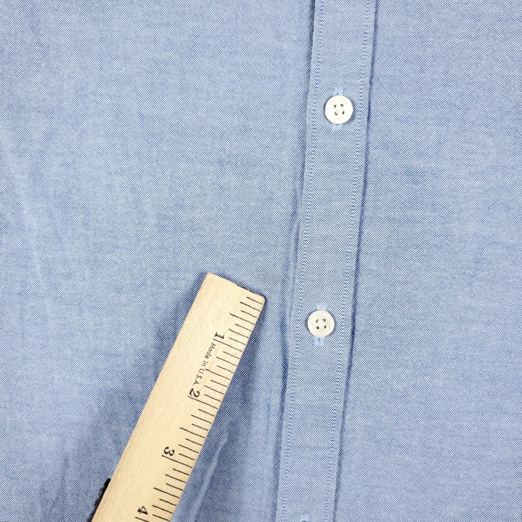 Original Penguin Penguin Shirt Mens 16 Blue Slim Fit Dress Button Up Long Sleeve N/A Size 42R - 4 Thumbnail