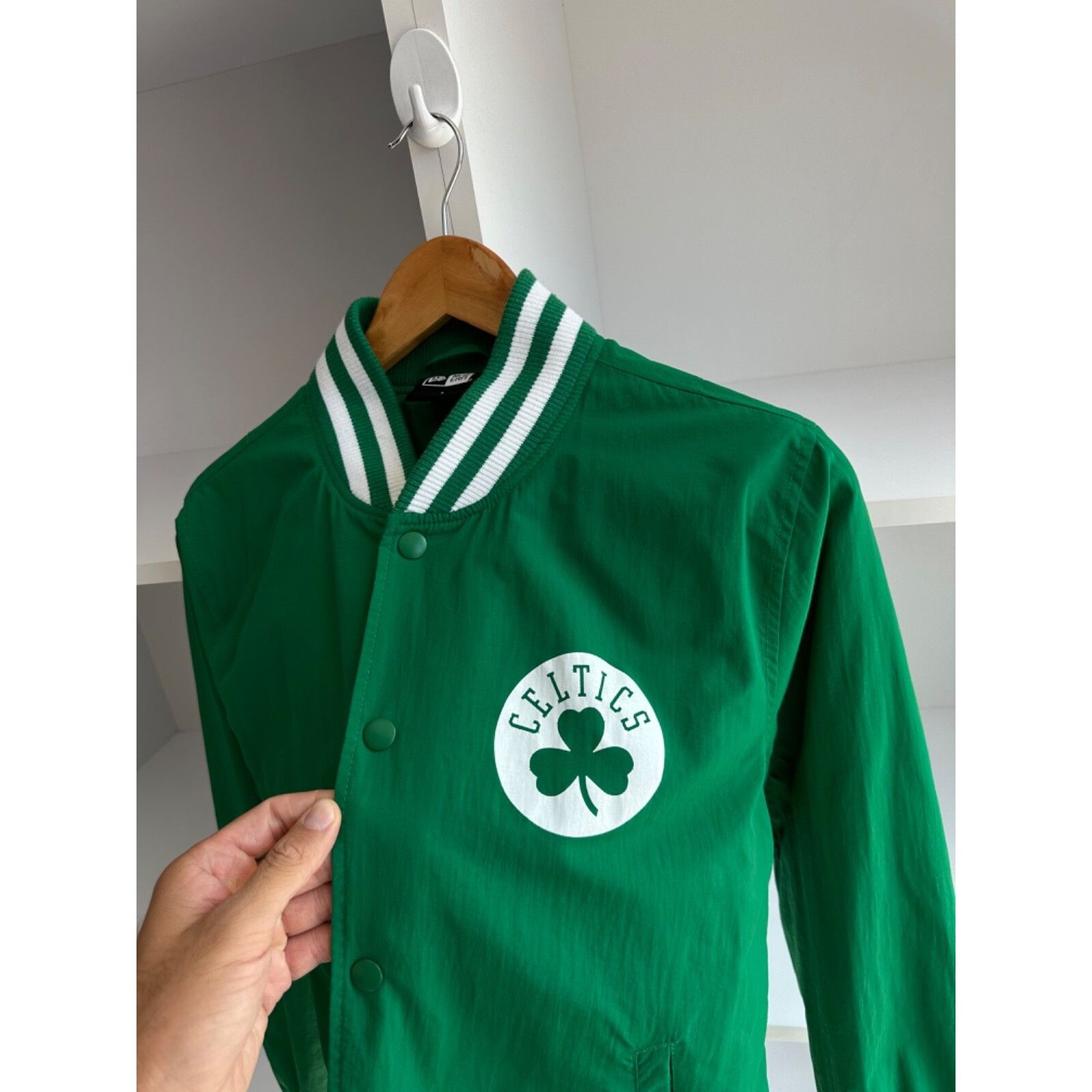 New Era New Era Celtics NBA Team App Pop Logo Varsity Boscel Jacket Size US S / EU 44-46 / 1 - 5 Thumbnail