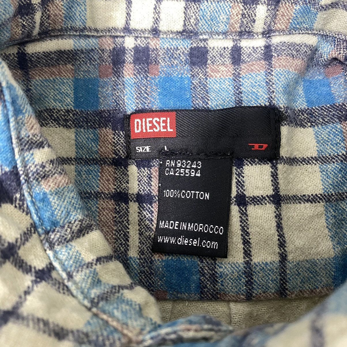 Diesel DIESEL Western Cowboy Multicolor Button Up Casual Shirt Size US L / EU 52-54 / 3 - 5 Thumbnail