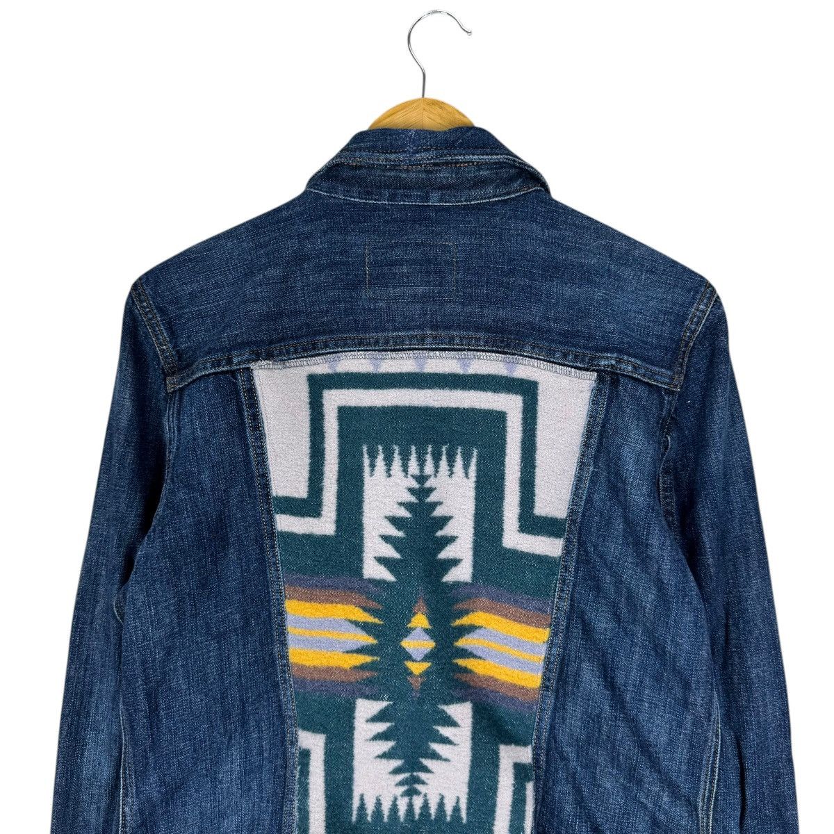Lauren Ralph Lauren 🔥 LAUREN RL NATIVE DENIM CUSTOM JACKET Size L / US 10 / IT 46 - 9 Thumbnail