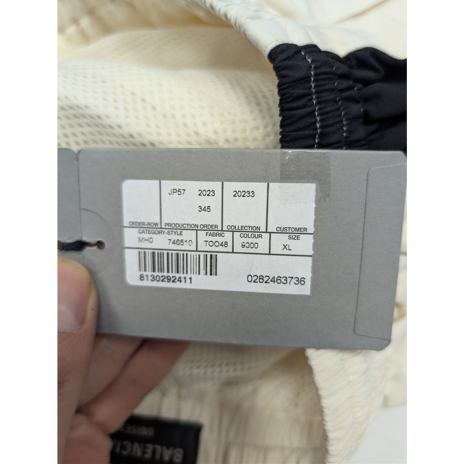 Balenciaga o1rshd1 Medium Fit Tracksuit Pants in Beige/Black Size US 36 / EU 52 - 22 Thumbnail