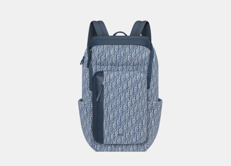 Dior o1w1db10426 1ESBA2 Size : OS / Zipped Backpack in Blue Size ONE SIZE - 1 Thumbnail