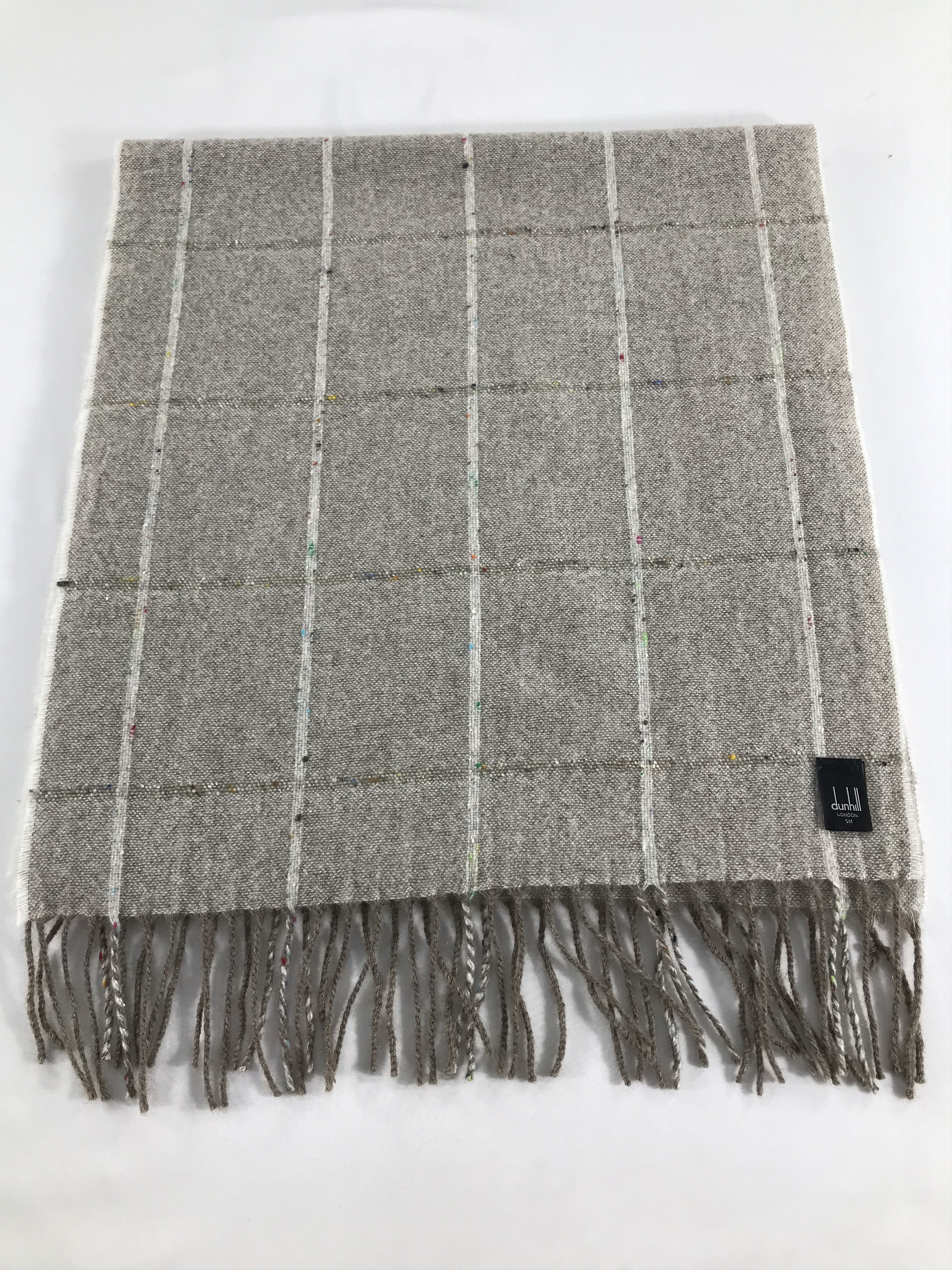 Alfred Dunhill Alfred Dunhill Cashmere Scarf Muffler V494 Size ONE SIZE - 2 Thumbnail