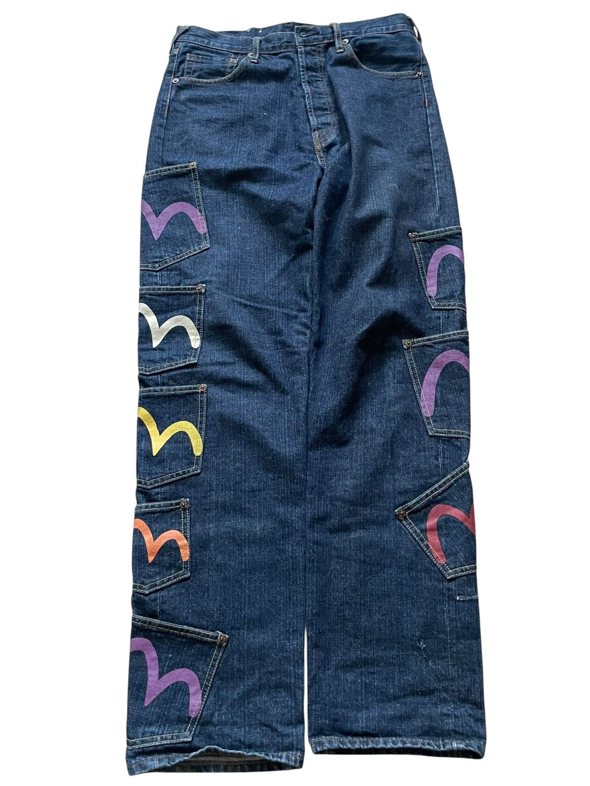 Evisu Evisu Multi pocket jeans japanese denim big pockets Size US 32 / EU 48 - 2 Thumbnail