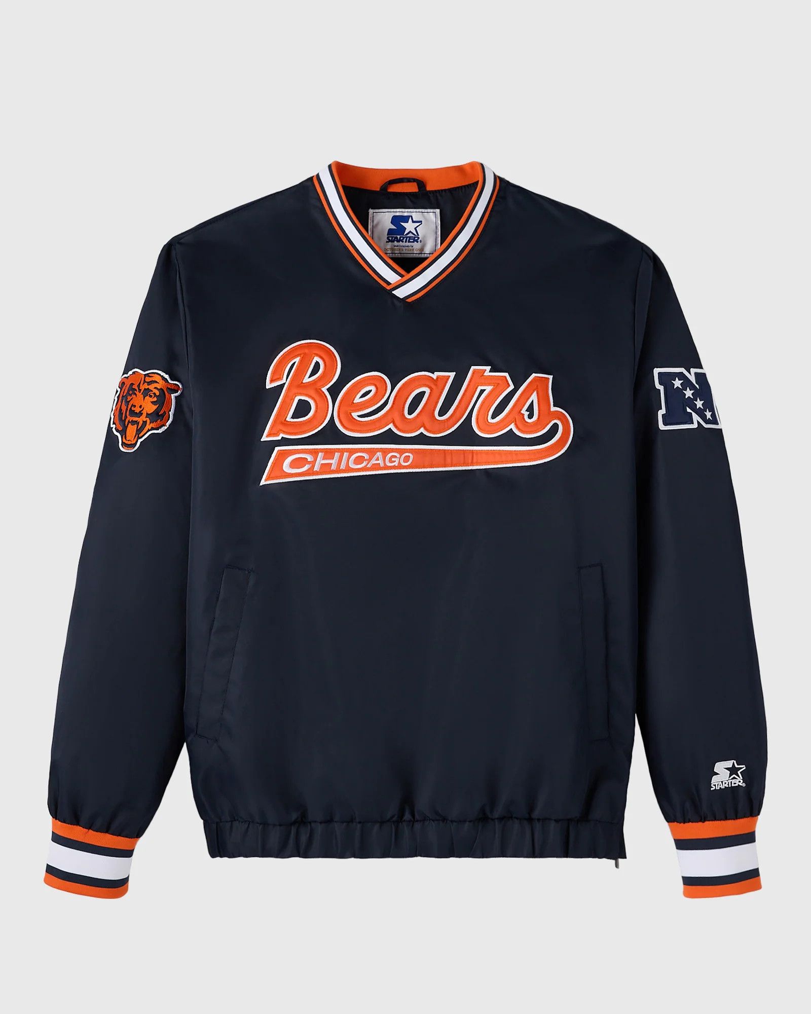 Drake OVO x NFL CHICAGO BEARS STARTER TRAINER PULLOVER JACKET Size US XL / EU 56 / 4 - 1 Thumbnail