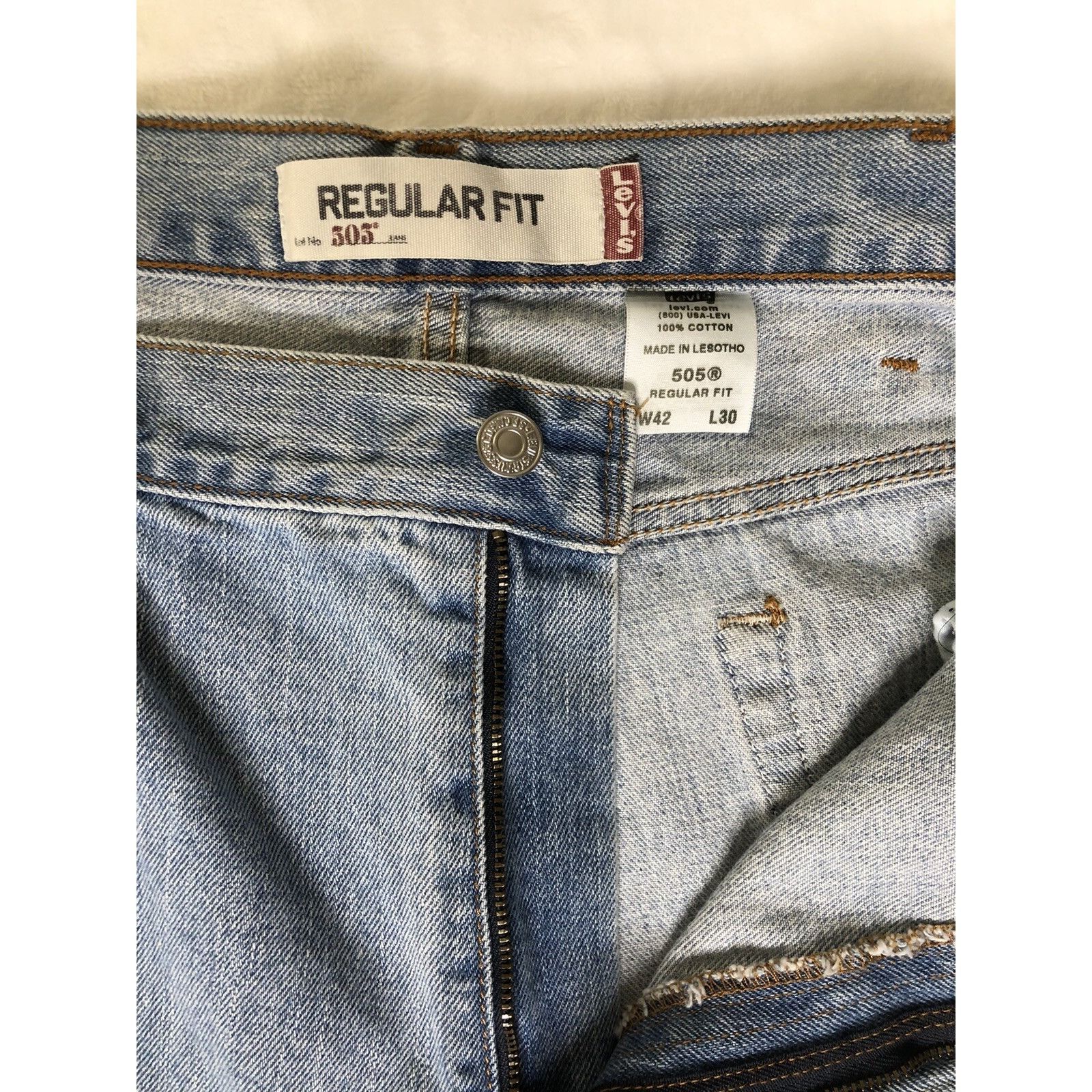Levi's Vintage Levi's 505 Blue Denim Jeans Size 40x30 Regular Fit M Size US 40 / EU 56 - 2 Thumbnail