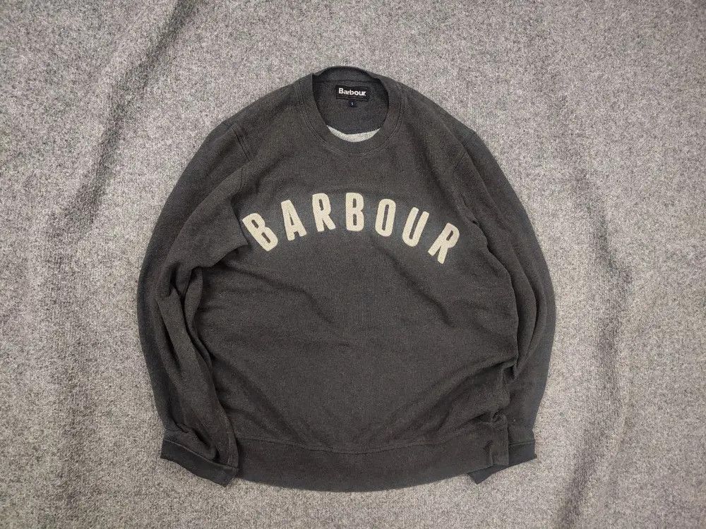 Barbour Barbour prep logo crew neck Dark sweatshirt Vintage Style Size US S / EU 44-46 / 1 - 1 Thumbnail