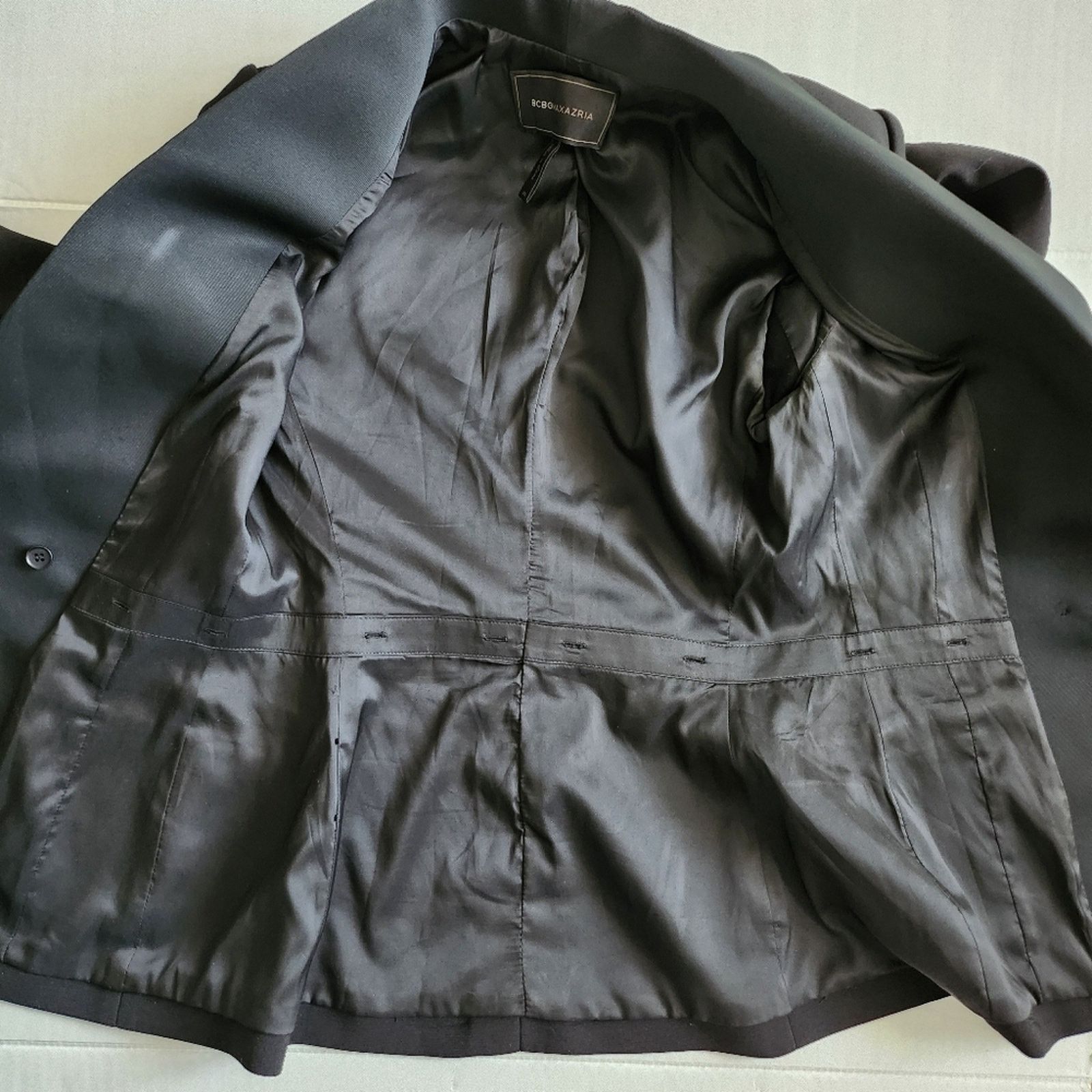 Bcbgmaxazria BCBG MaxAzira fitted black blazer Size XS / US 0-2 / IT 36-38 - 8 Thumbnail