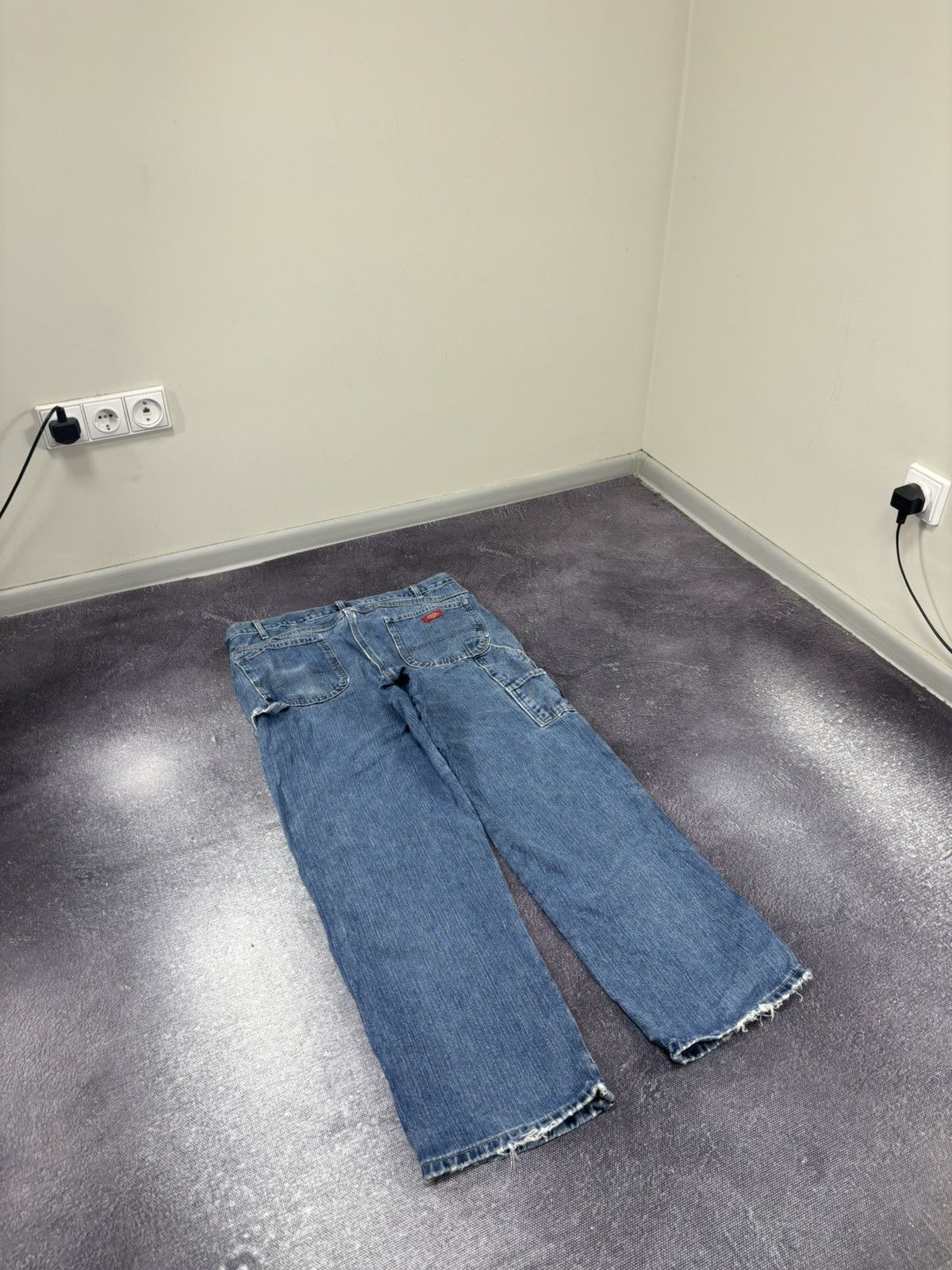 Dickies Vintage Dickies Y2K Carpenter Blue Work Denim Baggy Jeans Size US 38 / EU 54 - 3 Thumbnail