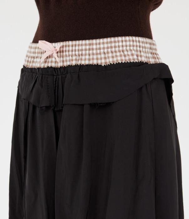 Maison Margiela o1bcso1str0526 Anonymity-of-the-lining Midi Skirt in Black Size 27" / US 4 / IT 40 - 7 Thumbnail