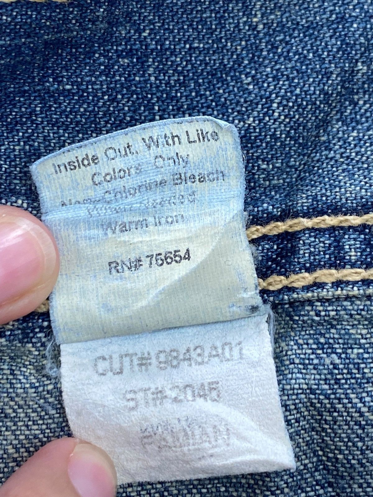 Abercrombie & Fitch Abercrombie And Fitch Faded Wash Carpenter Style Baggy Jeans Size US 34 / EU 50 - 17 Thumbnail