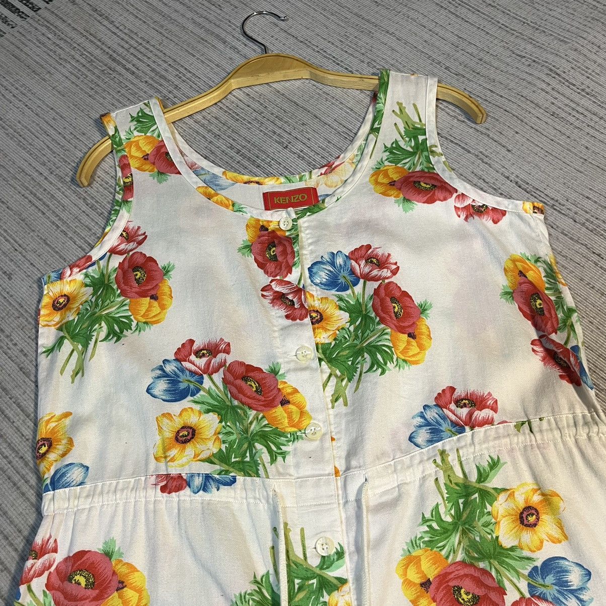 Kenzo × Vintage Vintage kenzo Midi Dress Size M / US 6-8 / IT 42-44 - 4 Thumbnail