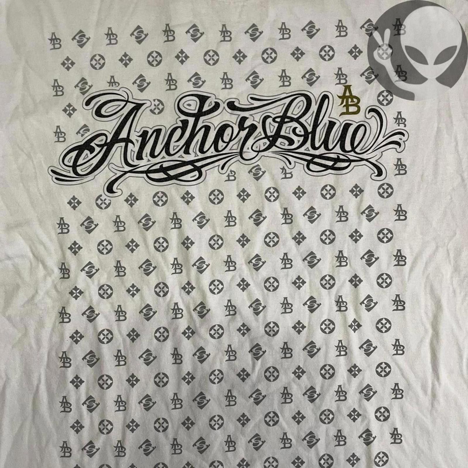 Anchor Blue Anchor Blue shirt adult 2XL white oversized graphic casual Size US XXL / EU 58 / 5 - 1 Thumbnail