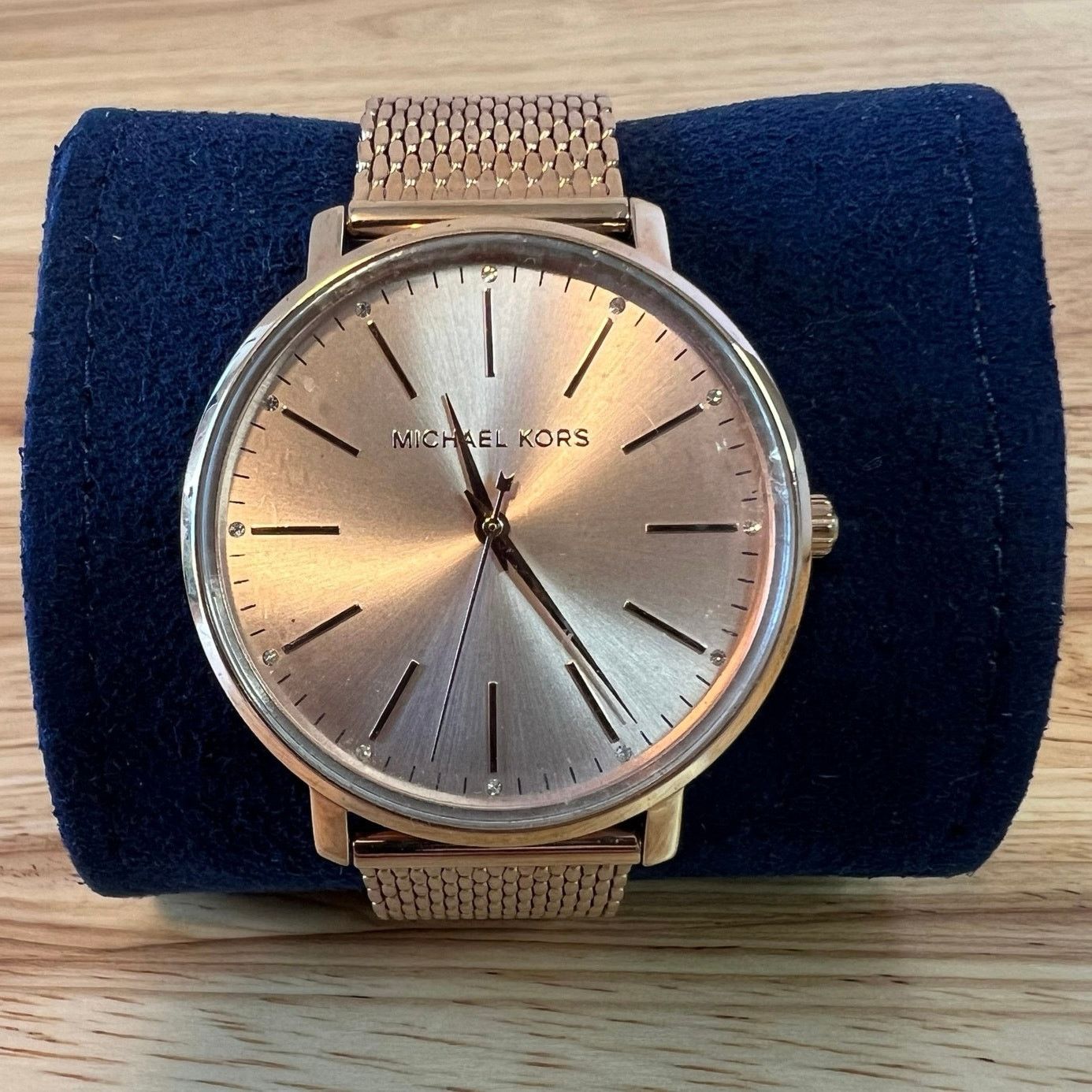 Michael Kors MK4340 Pyper Rose Gold Mesh Watch – Like New