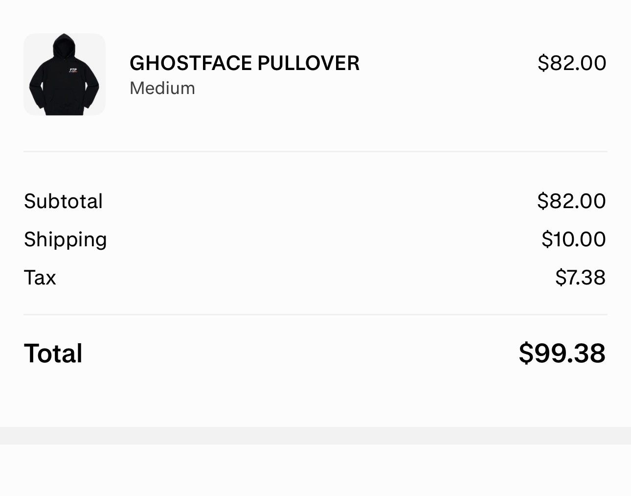 Other Ftp Ghostface Hoodie Size US M / EU 48-50 / 2 - 1 Thumbnail
