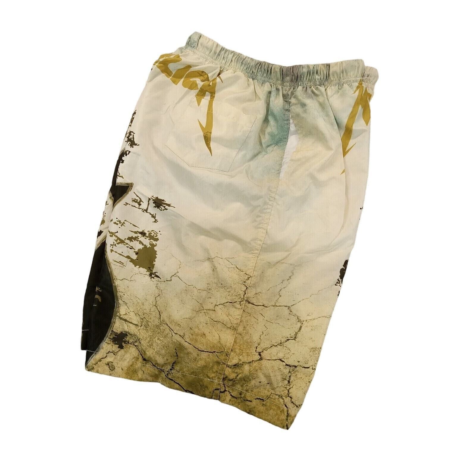 & Other Stories Metallica Swim Shorts 29 Men's Rock N Roll Guitar Swimwear Size US 29 - 3 Thumbnail