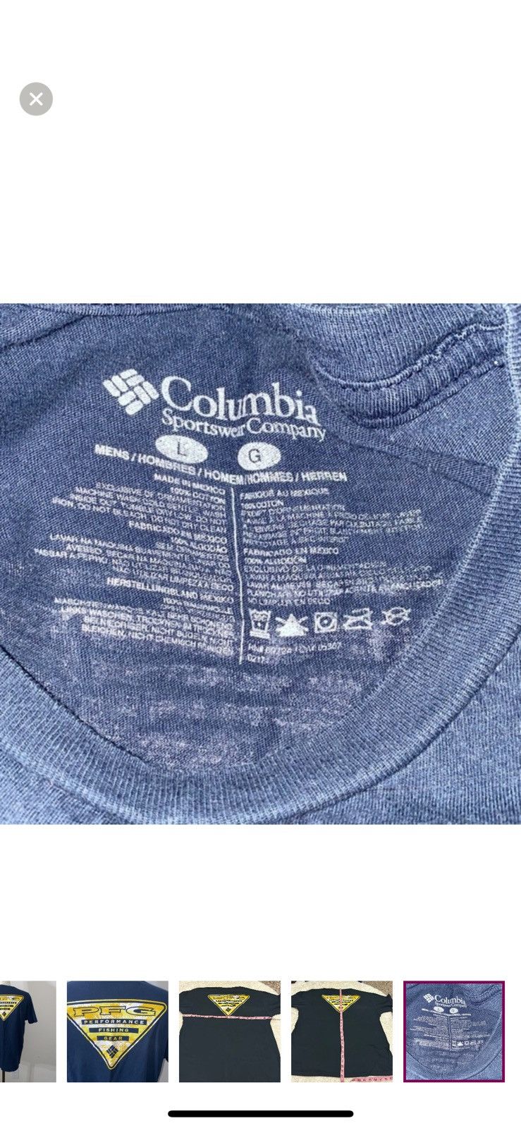 Columbia Columbia PFG large crewneck T shirt Size US L / EU 52-54 / 3 - 7 Thumbnail